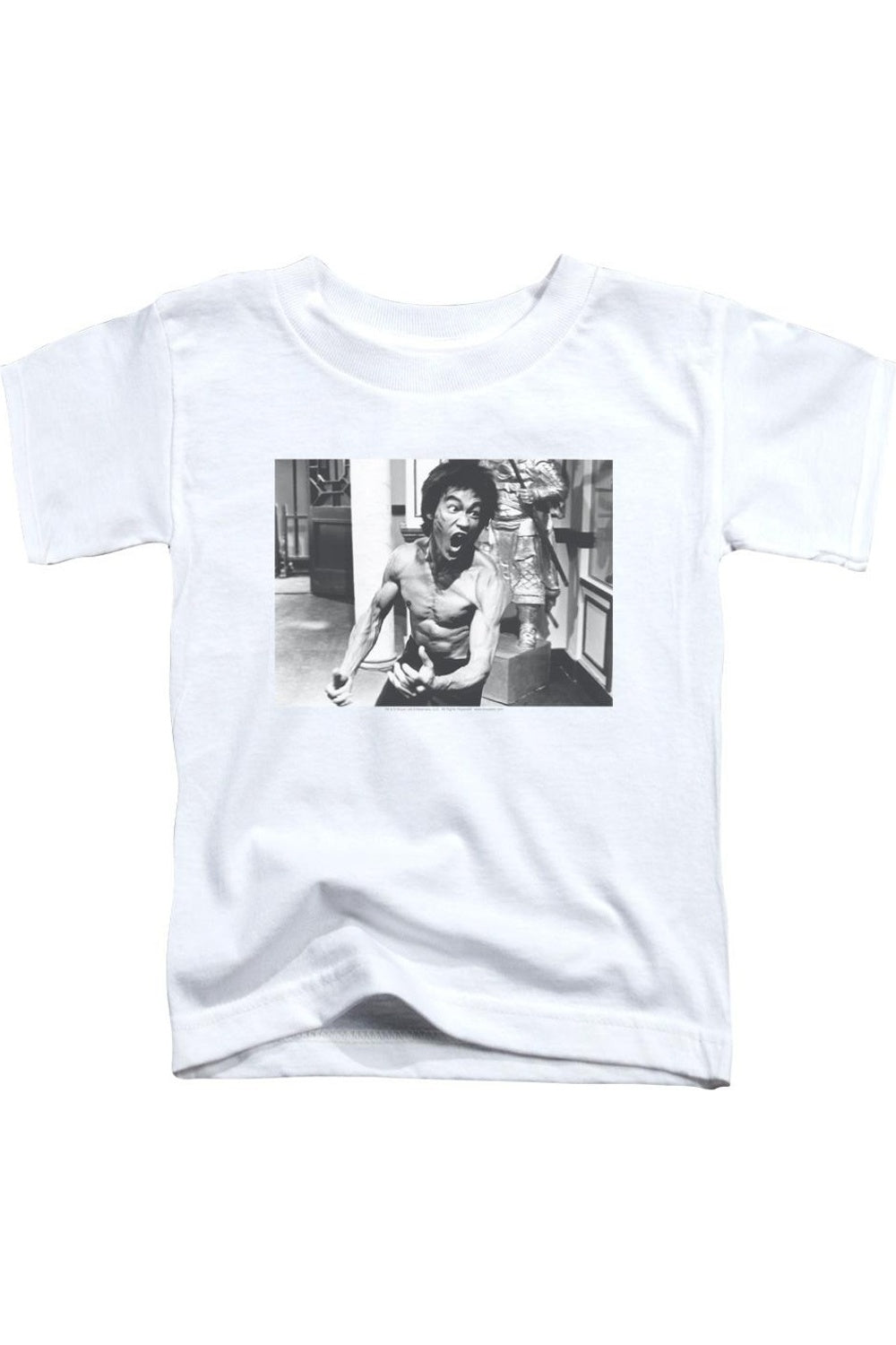 

Футболка с коротким рукавом для подростков "Bruce Lee Full Of Fury" Gildan, белый