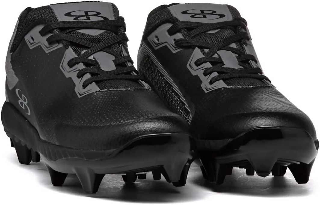 Футбольные бутсы Boombah Men's Impulse PureKnit Molded - различные цвета - разные размеры, черный — фото 3