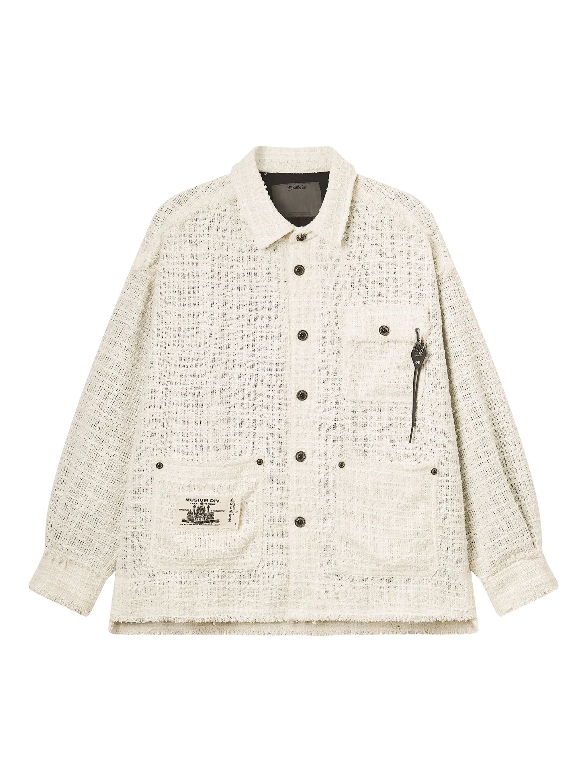 

Рубашка с карманом Musium Div., нейтральный