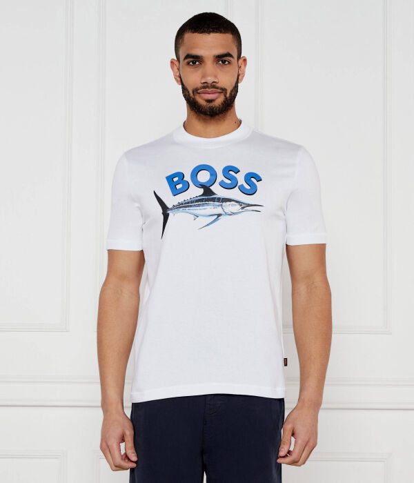 

Футболка te_bossfish Regular fit Boss Orange, белый