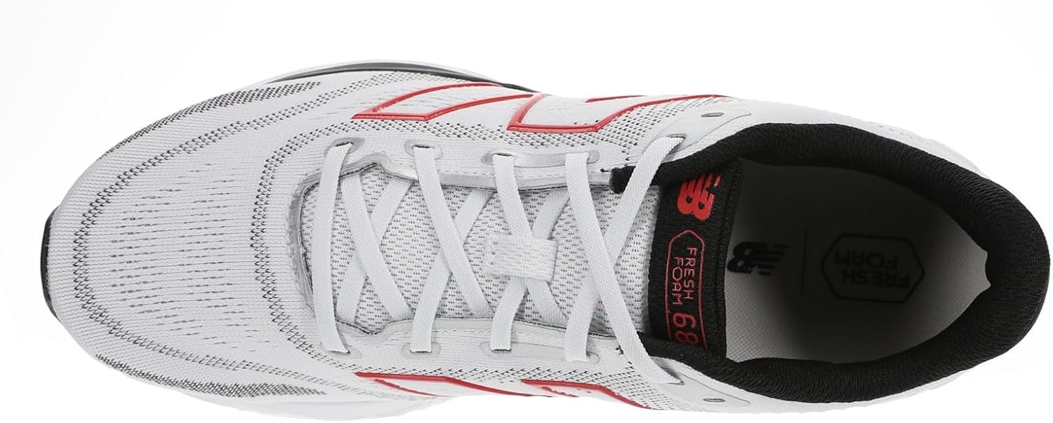 Мужские кроссовки New Balance Fresh Foam 680 V8, белый/черный — фото 2