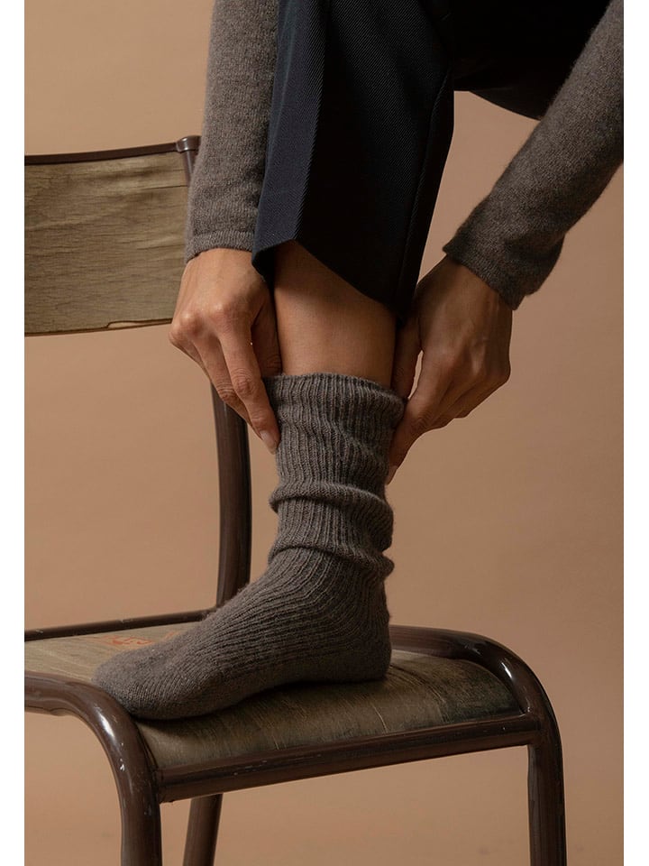 

Носки Perfect Cashmere Kaschmir-Socken Molilou, серый