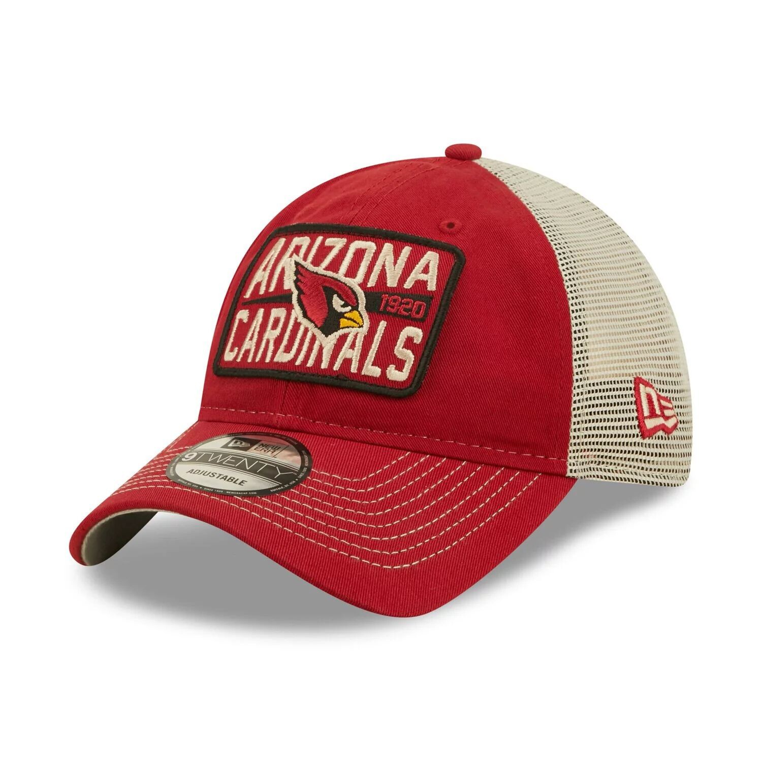 

Мужская кепка New Era Cardinal/Natural Arizona Cardinals Devoted Trucker 9TWENTY Snapback