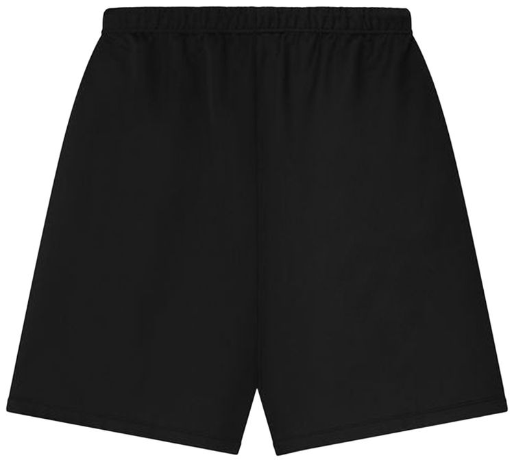 Спортивные шорты Fear of God Essentials из атласного флиса свободного кроя, черный — фото 2