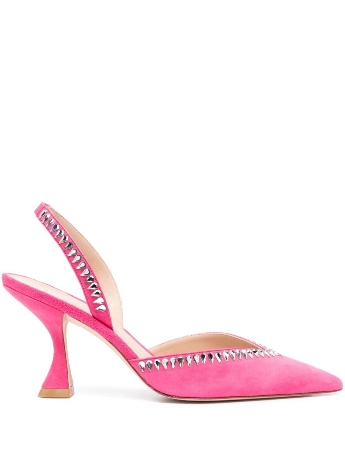 Туфли Gemcut XCurve 85 с ремешком на пятке Stuart Weitzman, розовый