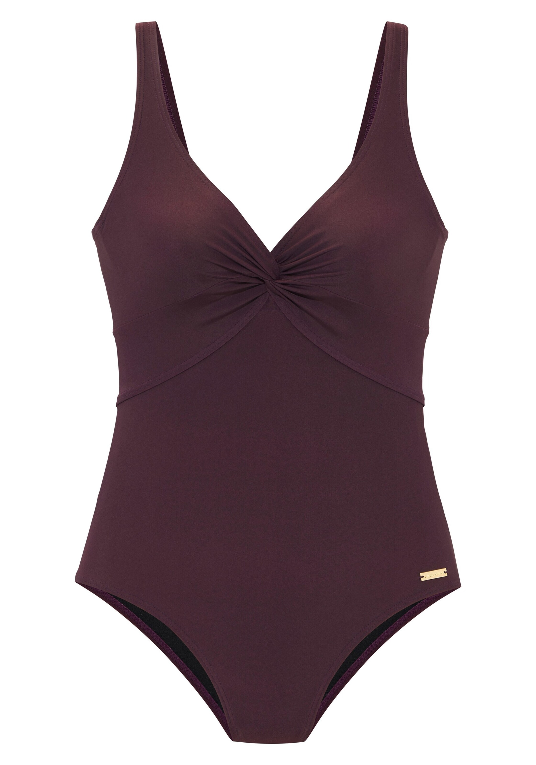 

LASCANA Купальник-бралетт в цвете баклажан