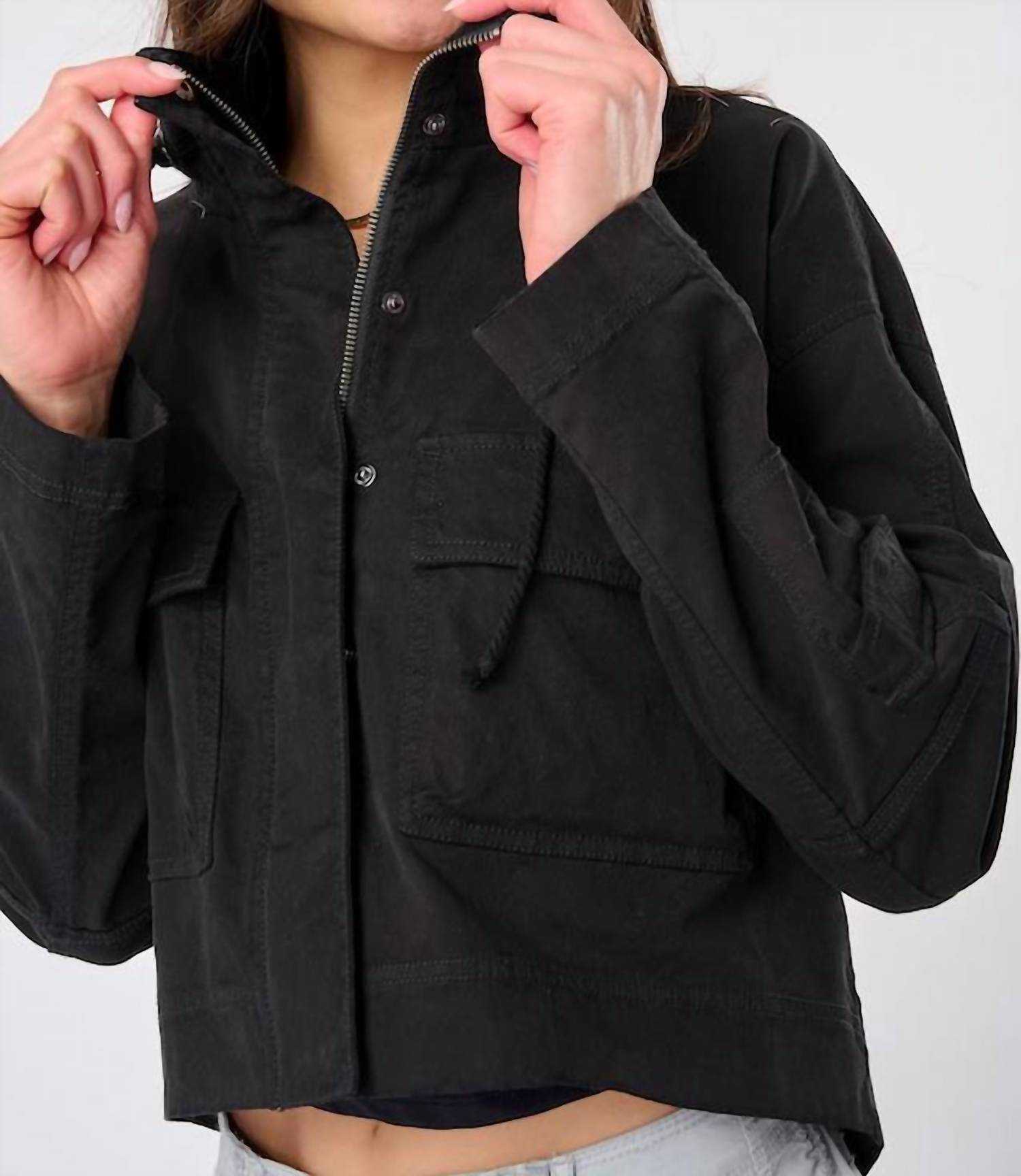 

Marrakech Куртка Umi из саржи черного цвета