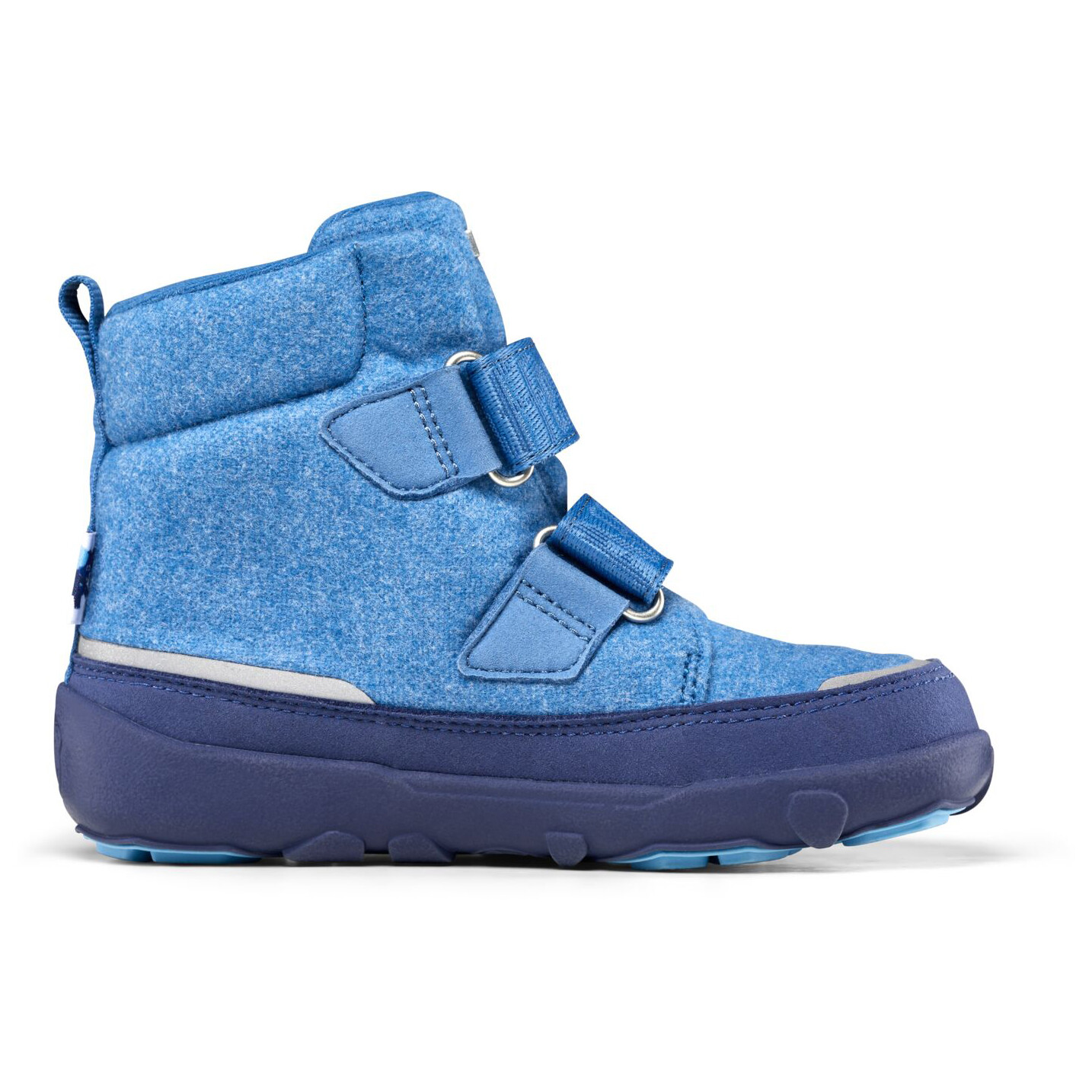 

Зимняя обувь Affenzahn Mid Boot Wool Comfy, цвет Elephant/Dark Blue