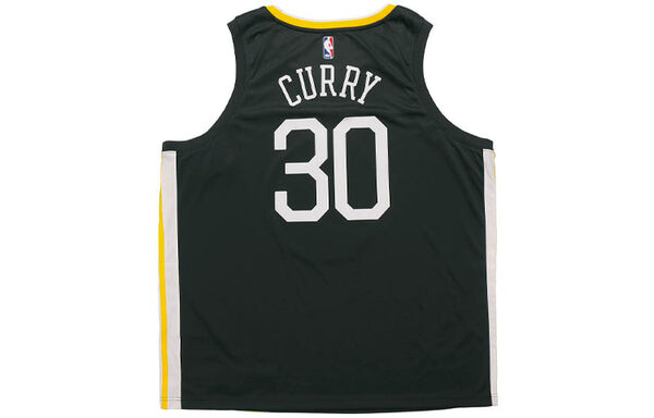 Футболка nba stephen curry statement edition swingman basketball jersey sw fan edition golden state warriors coal black Nike, черный — фото 2