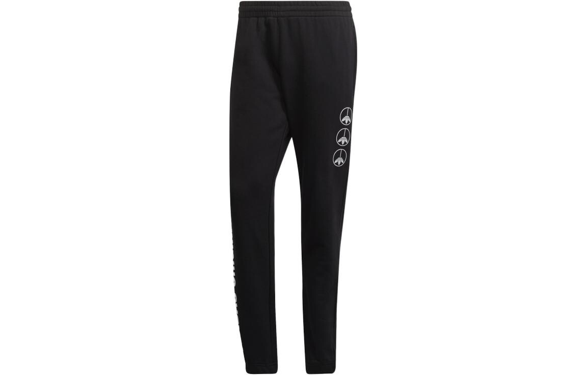

Adidas Мужские трикотажные спортивные штаны, черный
