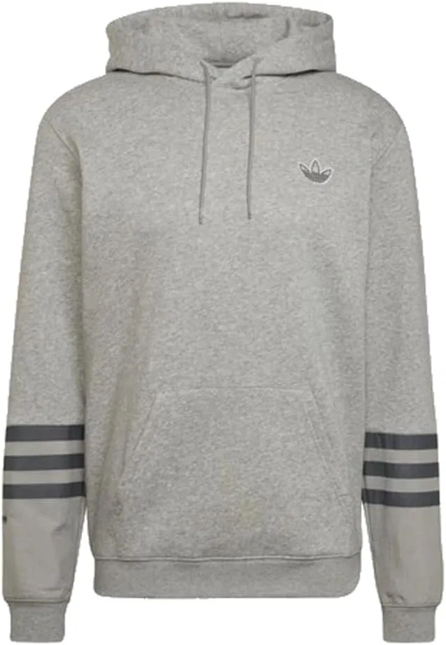 Толстовка с капюшоном Adidas Originals Men's Sprint Fleece, Medium Grey Heather — фото 2
