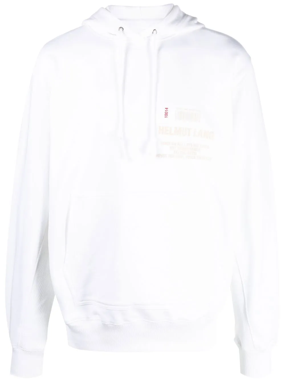

Худи с логотипом Helmut Lang, белый