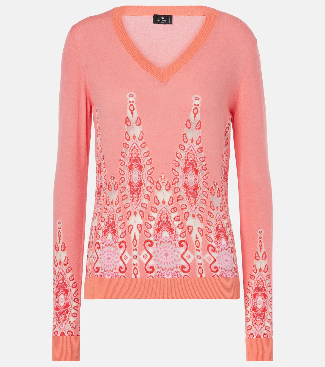 

Свитер с принтом Etro, Print On Pink Base