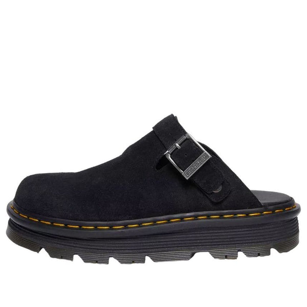 

Сандалии zebzag suede slingback platform mule 'black' Dr. Martens, черный