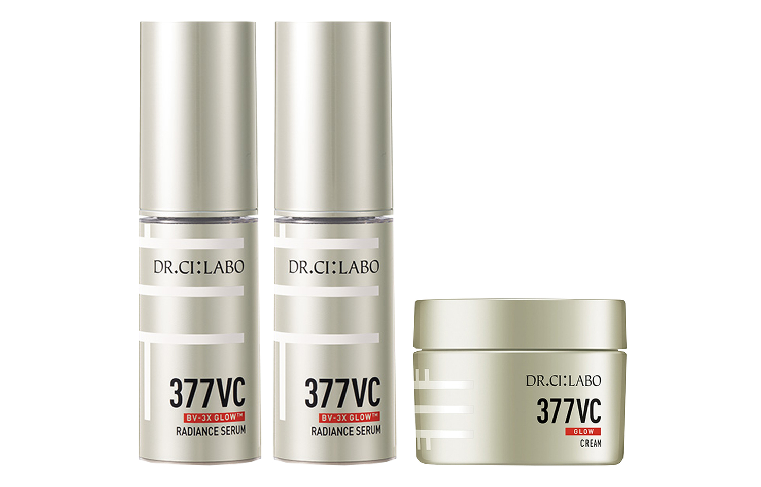 

CHENGYEYISHENG 2 ультра легкий флакон 377 сыворотки набор для ухода за кожей успокаивающий и осветляющий 18г+50г/18г*2+50г Dr. Ci:Labo