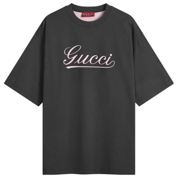 

Футболка с логотипом Script Gucci, черный