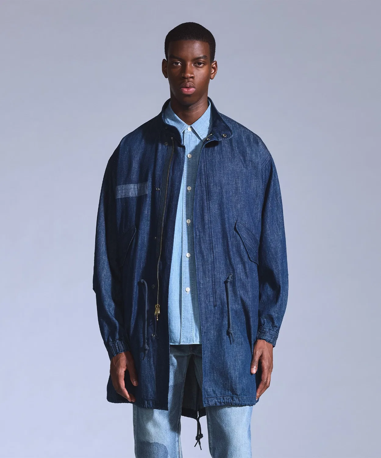 Куртка-парка фиштейл Levi's Blue Tab деним тёмно-синий