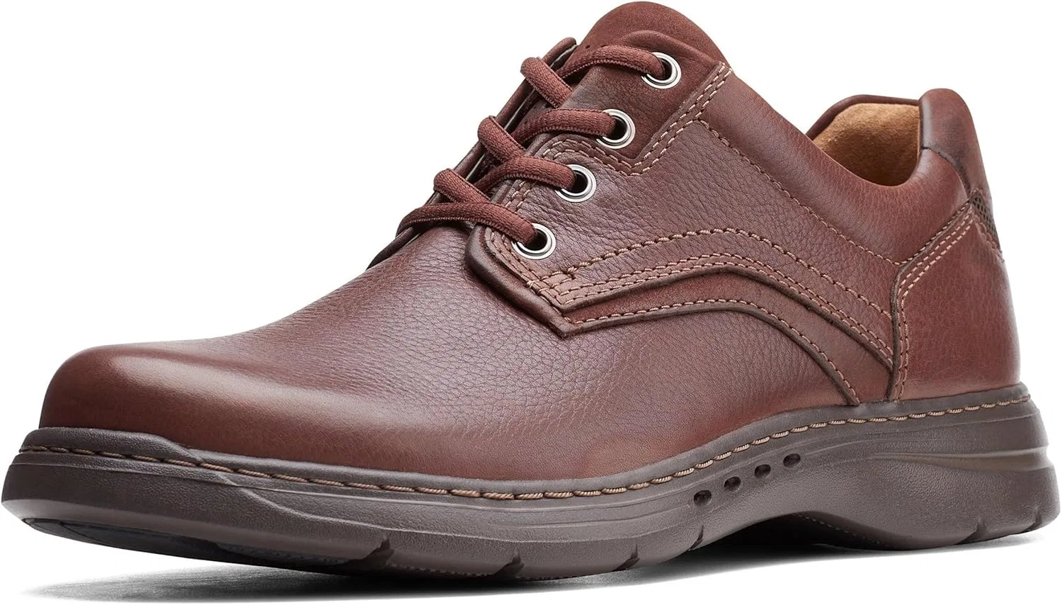 Туфли Clarks Un Brawley, Mahogany Drum Leather