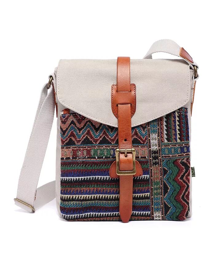 

Сумка через плечо Four Season Canvas TSD BRAND, слоновая кость/кремовый