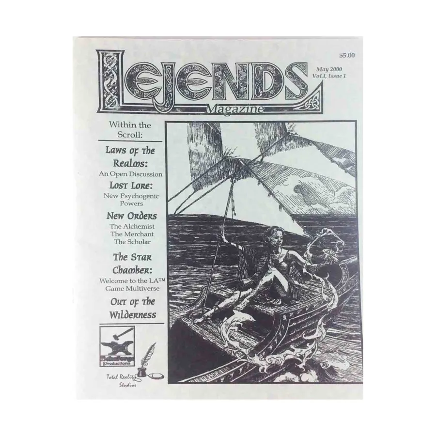 

Журнал Vol. 1, #1 "Watcher's Way, Shadoweavings", Lejends Magazine
