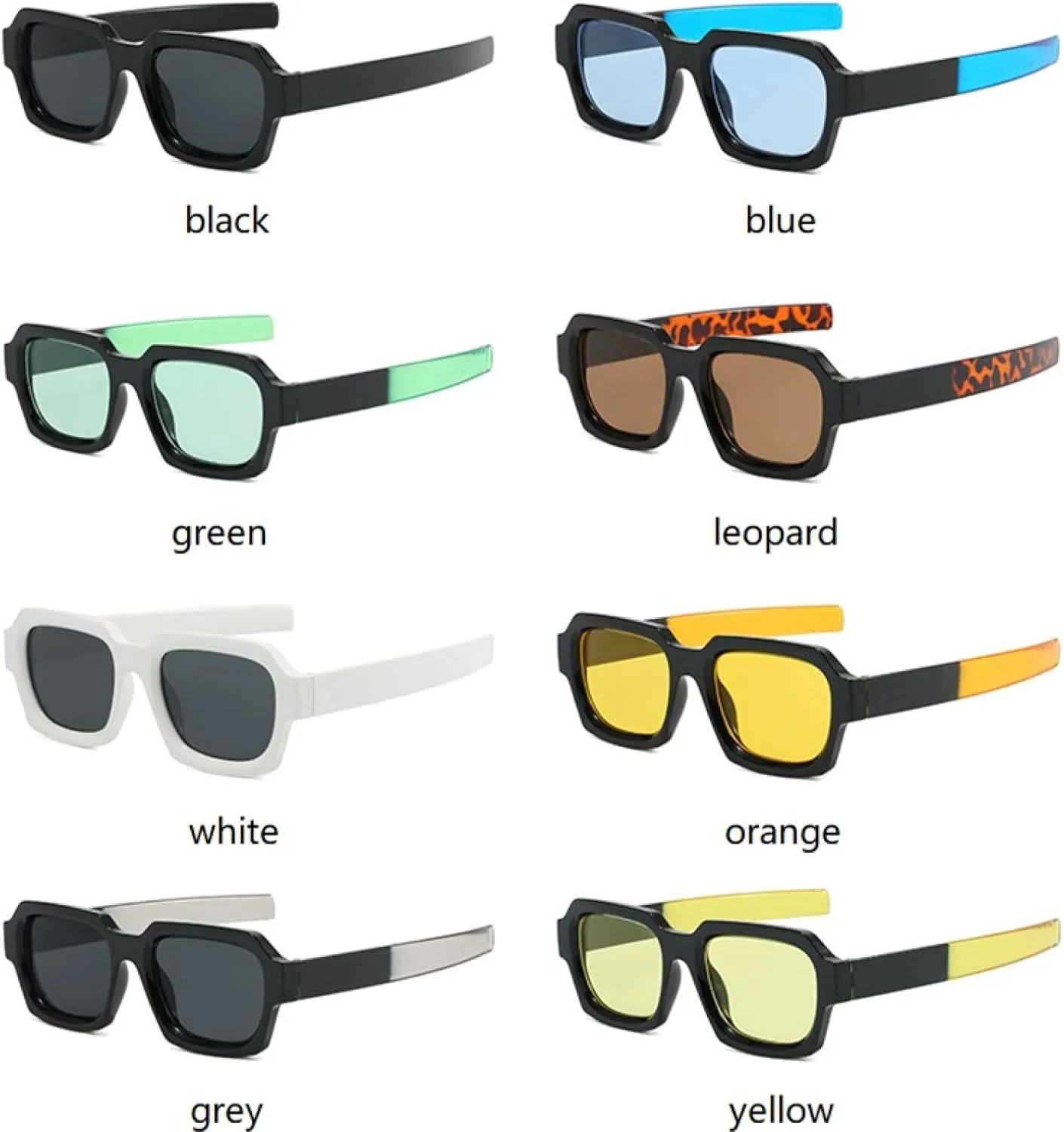 

Солнцезащитные очки с защитой от УФ-излучения UV400 | Двухцветная оправа | Для женщин и мужчин | Для занятий спортом на открытом воздухе и вождения DSVIGF, Yellow