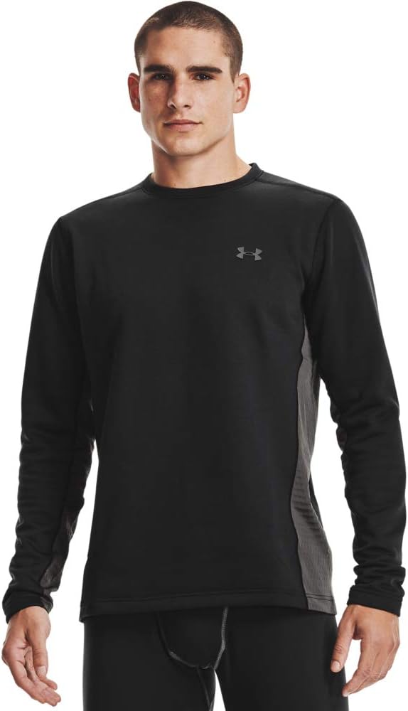 

Футболка Under Armour Men's Extreme Twill Base Crew, Black (001)/Charcoal, Черный, Футболка Under Armour Men's Extreme Twill Base Crew, Black (001)/Charcoal