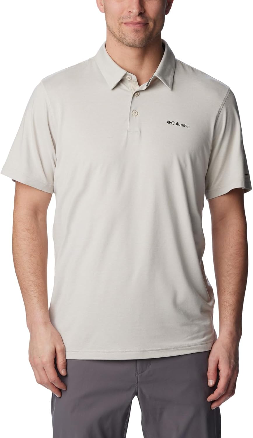 

Columbia мужская футболка Tech Trail Polo, Dark Stone Heather