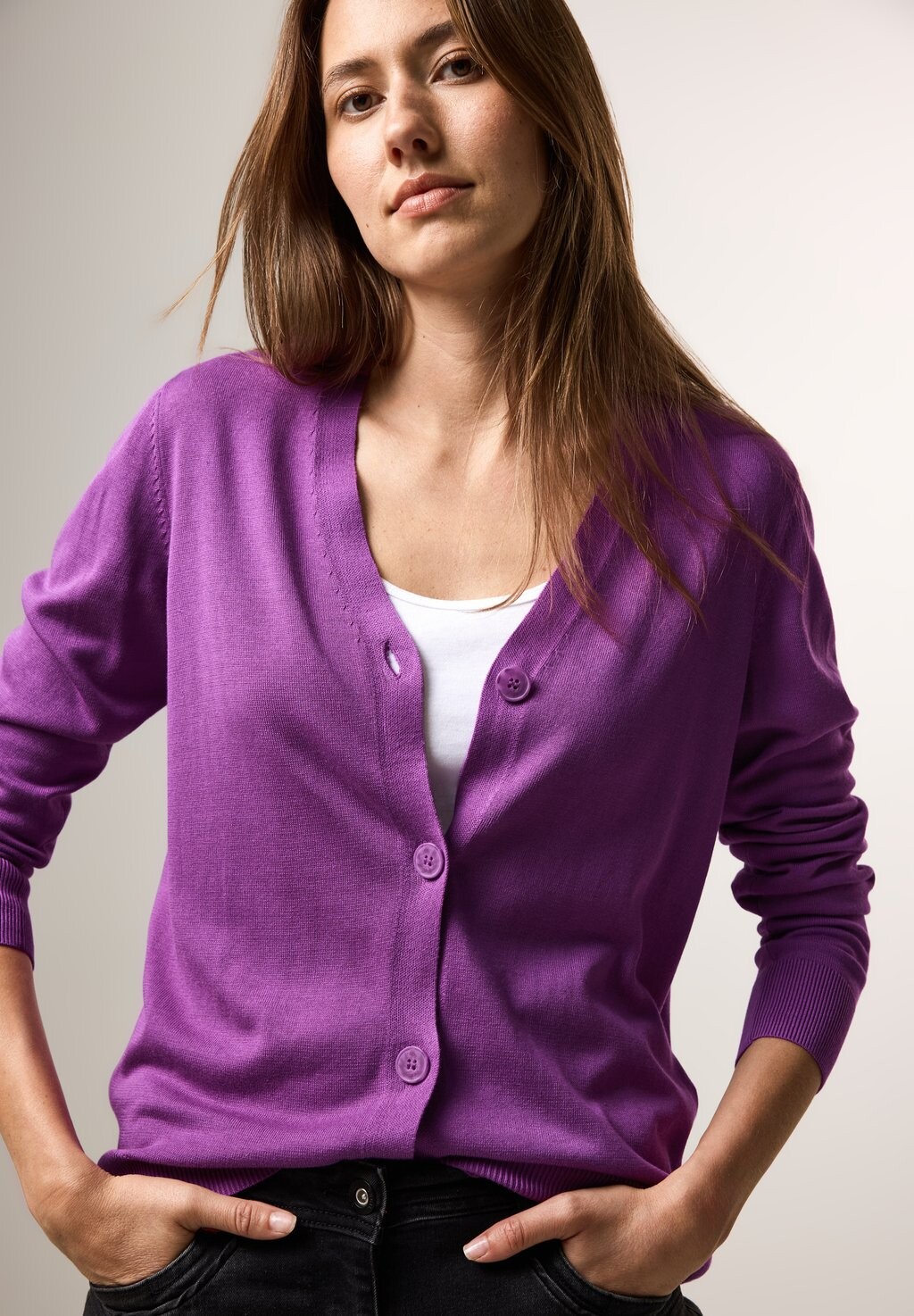

Кардиган Cecil, цвет Mottled Purple