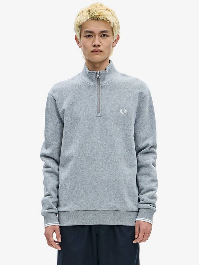 

Толстовка на молнии наполовину Fred Perry, цвет G420
