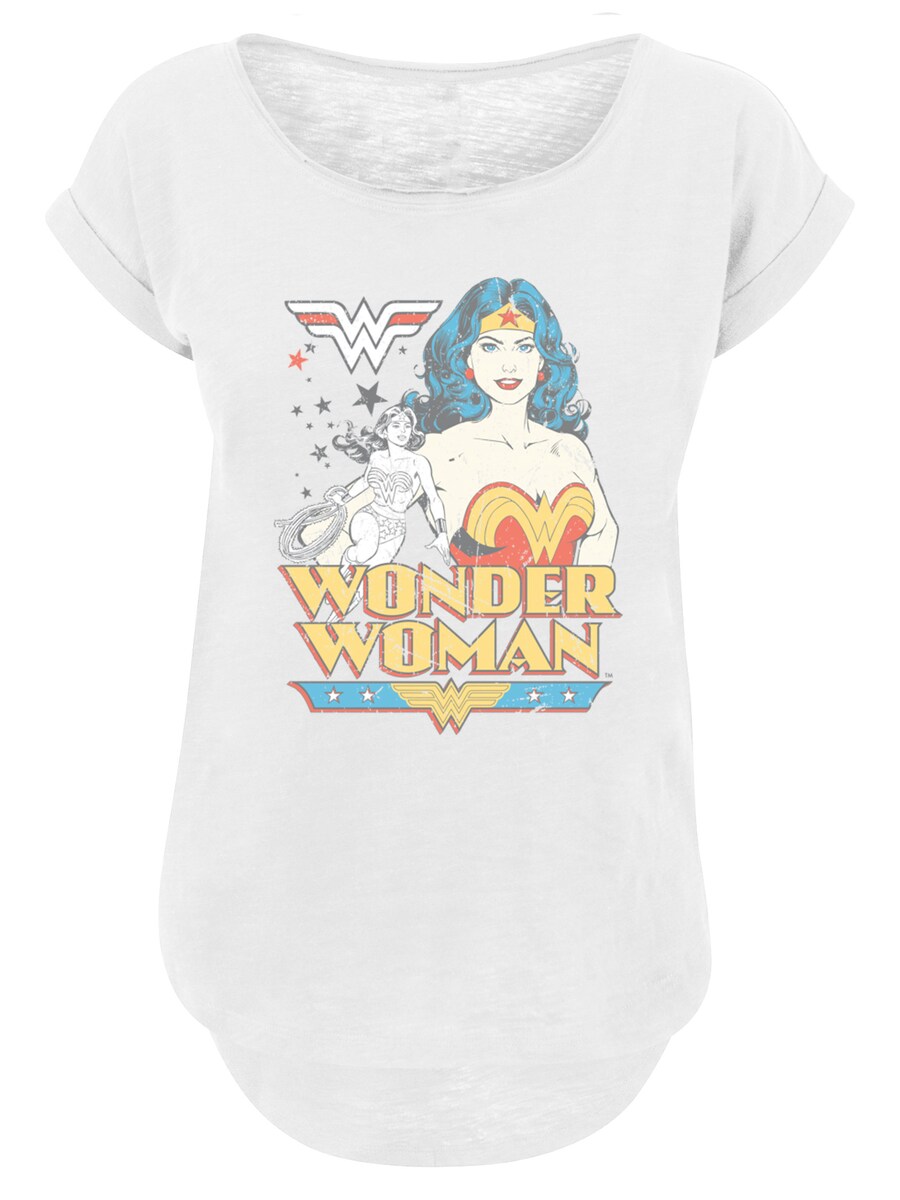 

Футболка F4NT4STIC DC Comics Wonder Woman Posing, mottled white