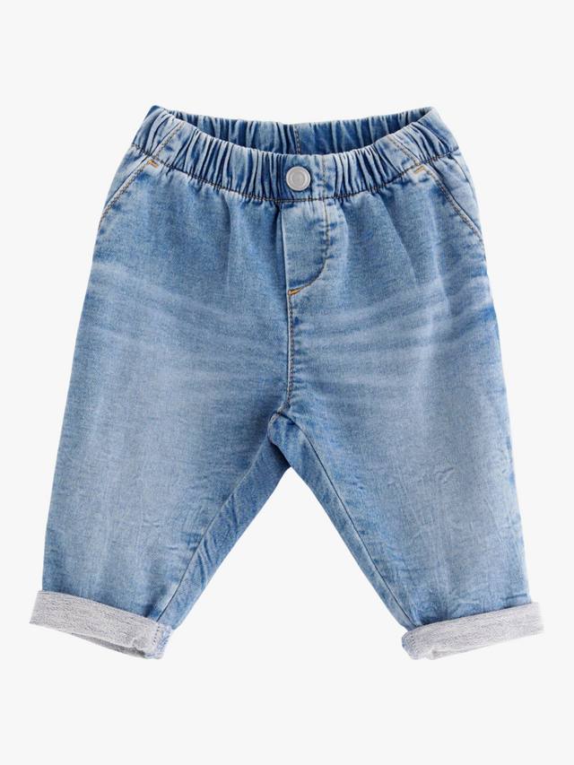 

Детские трикотажные джинсы Lindex, синий