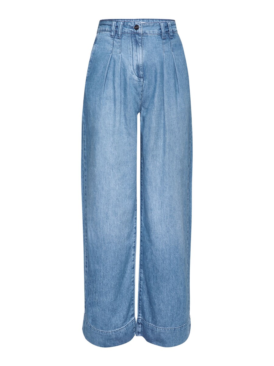 

Джинсы Rich & Royal Wide leg Pleated Jeans, синий деним