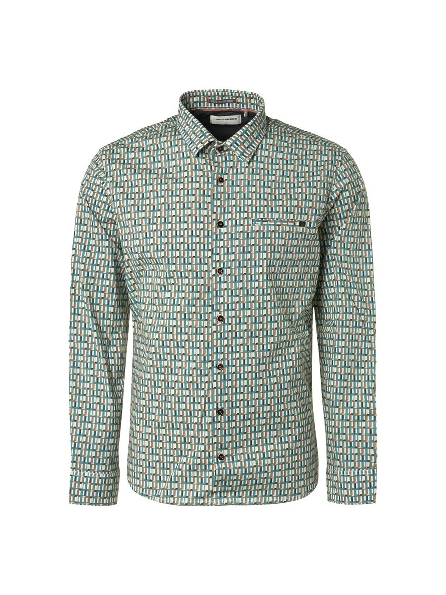 

Рубашка No Excess Regular fit Button Up, цвет Emerald
