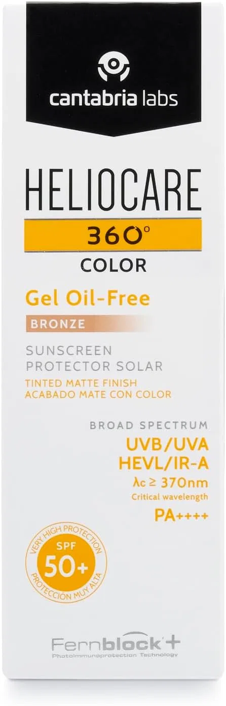 Солнцезащитный гель Heliocare 360 Gel Color Oil Free SPF50 Bronze, 50 мл — фото 2