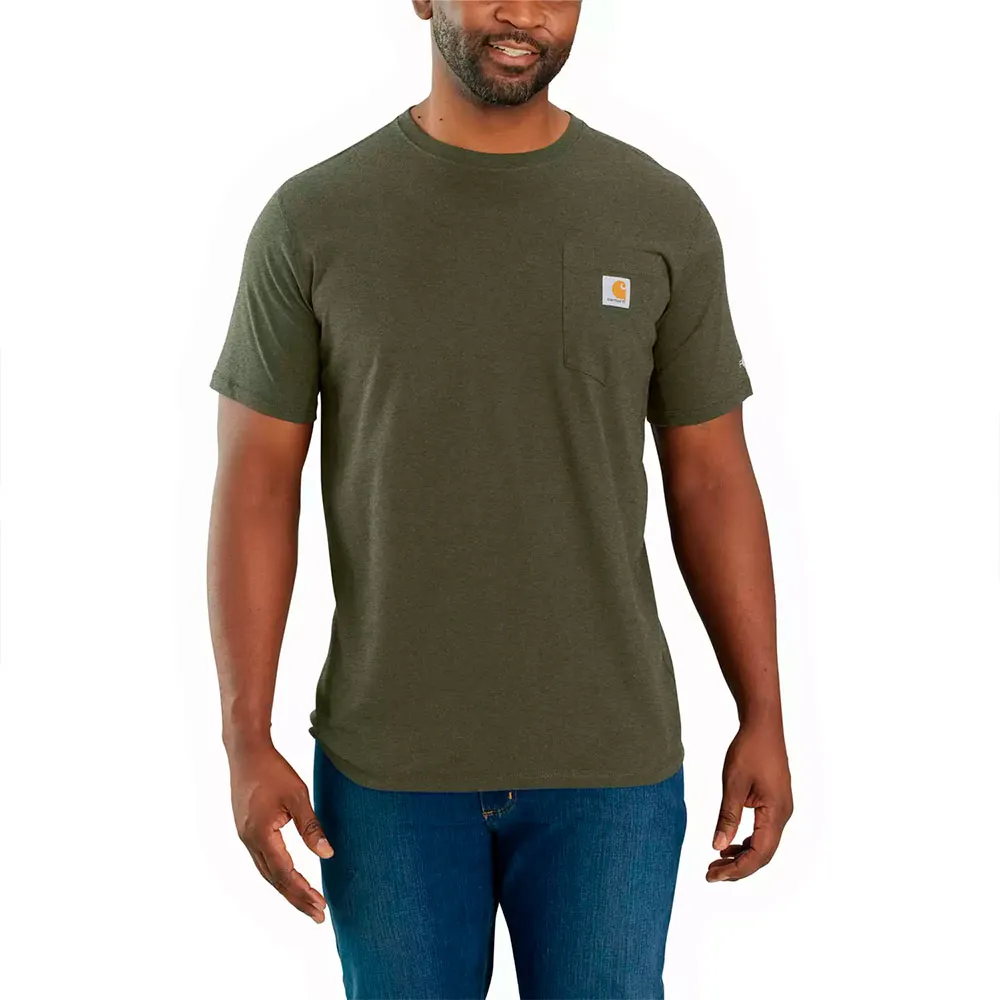 

Футболка с коротким рукавом Carhartt Force Pocket, зеленый