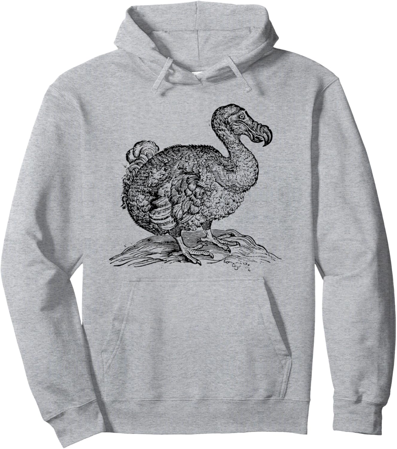 

Винтажная ретро-толстовка с изображением птицы Додо Mawu The Retro Vintage Boho Shop, серый