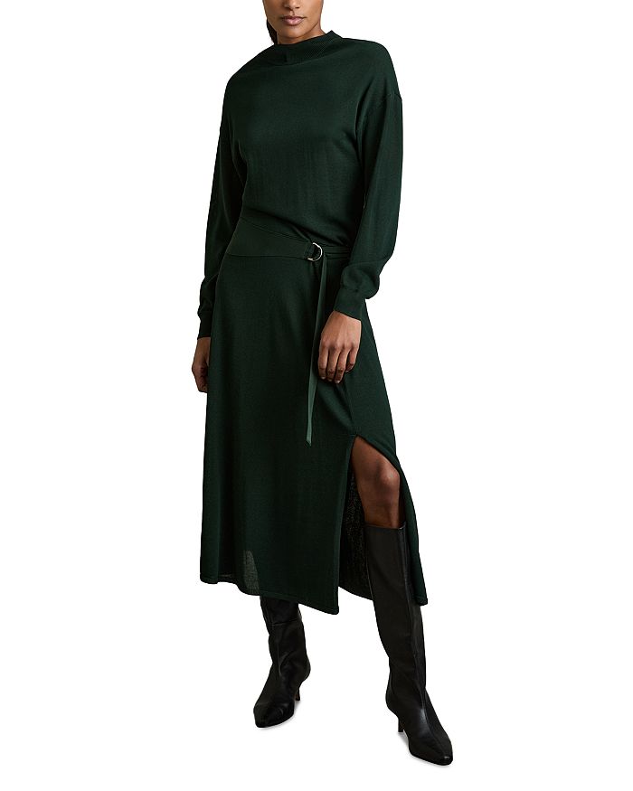 

Платье Petites Alina с поясом REISS, зеленый
