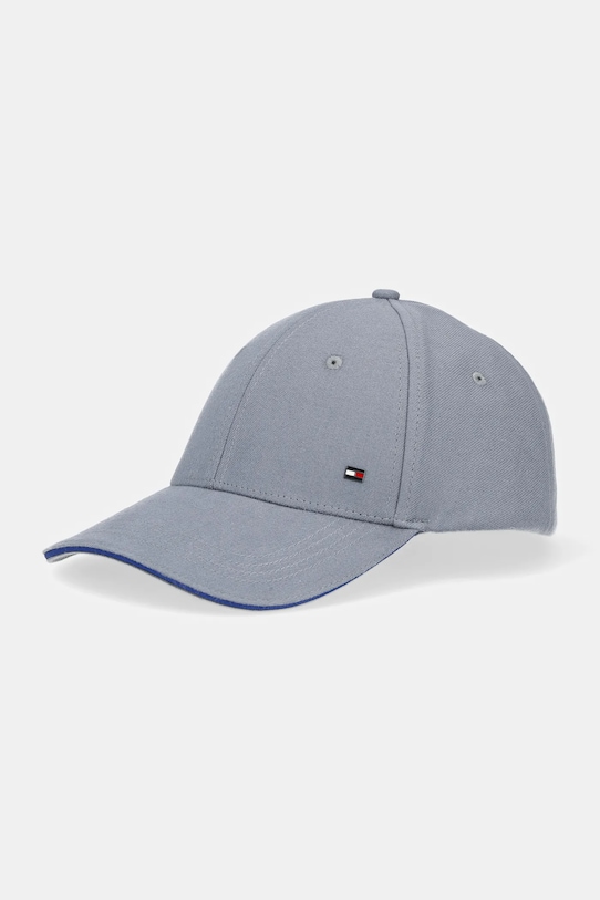 

Хлопковая кепка с козырьком Tommy Hilfiger, серый