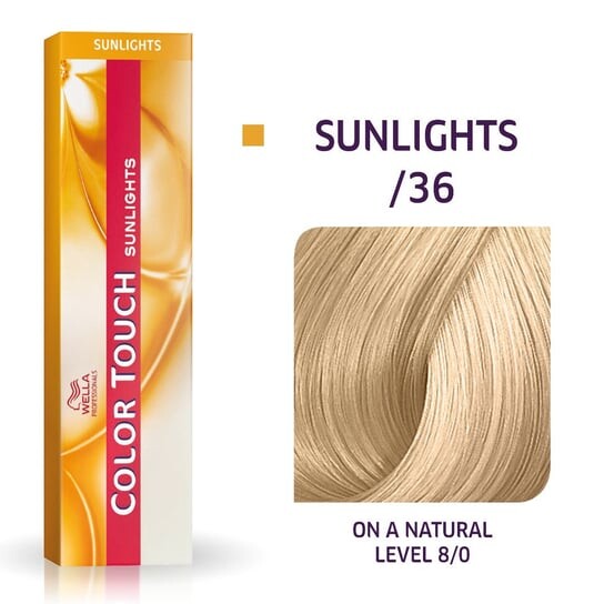 

Полуперманентная краска для волос без аммиака /36 60мл Wella Color Touch Sunlights /36