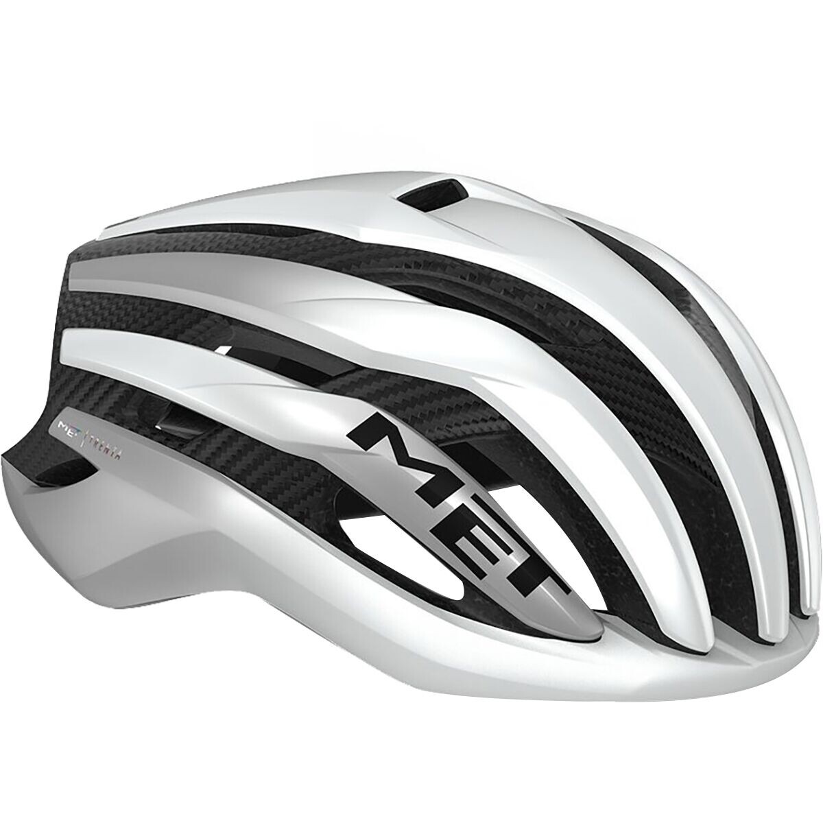 

Шлем trenta 3k carbon mips Met, цвет white silver metallic/matt