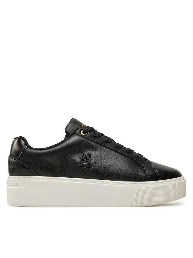 

Кроссовки Tommy Hilfiger Th Platform Court Sneaker FW0FW08614, черный