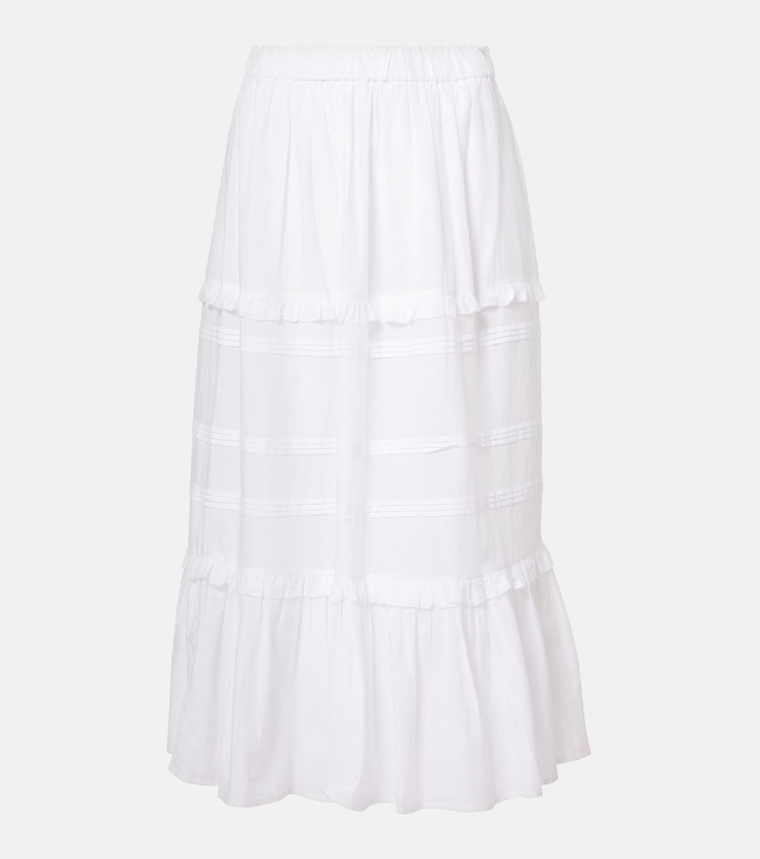

Макси-юбка Diya из хлопковой смеси Marant Etoile, белый
