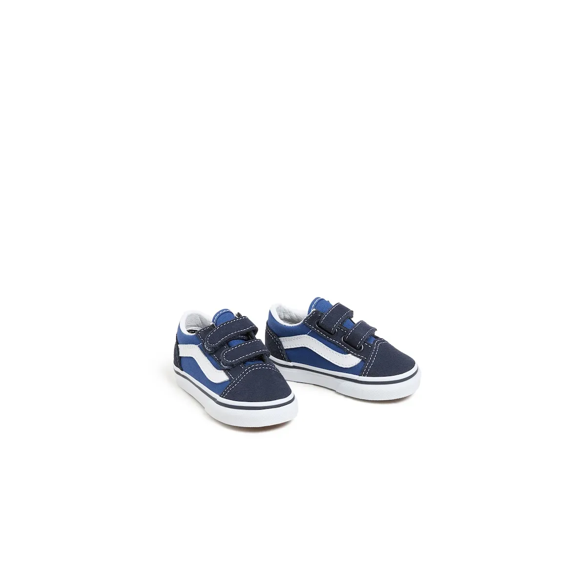 Детские повседневные кеды Old Skool V Vans, темно-синий — фото 2