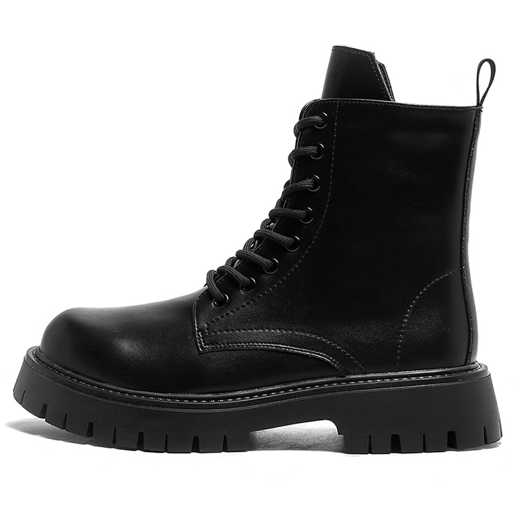 

GZZ Кроссовки Crew Martin мужские черные утепленные, цвет Black Insulated Shoes