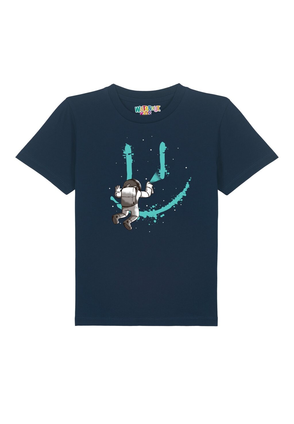 

Футболка с принтом GRAFFITI ASTRONAUT Watapparel, цвет french navy