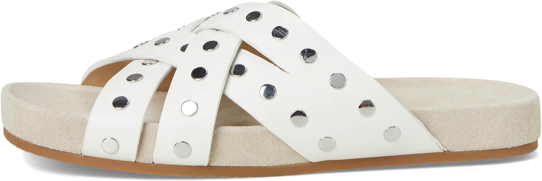 Сандалии MICHAEL Michael Kors Irene Flat Sandal, цвет Optic White — фото 4