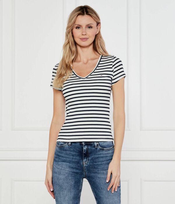 

Базовая футболка Slim fit Tommy Jeans, белый