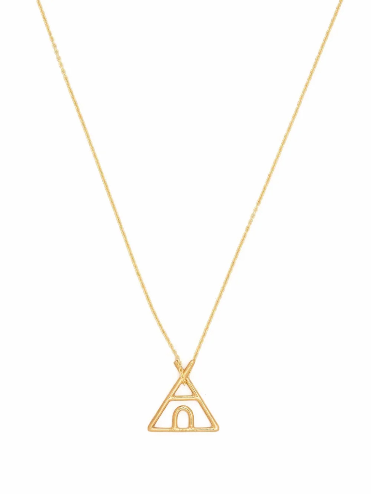

Aliita колье Tipi из желтого золота с подвеской, золотой