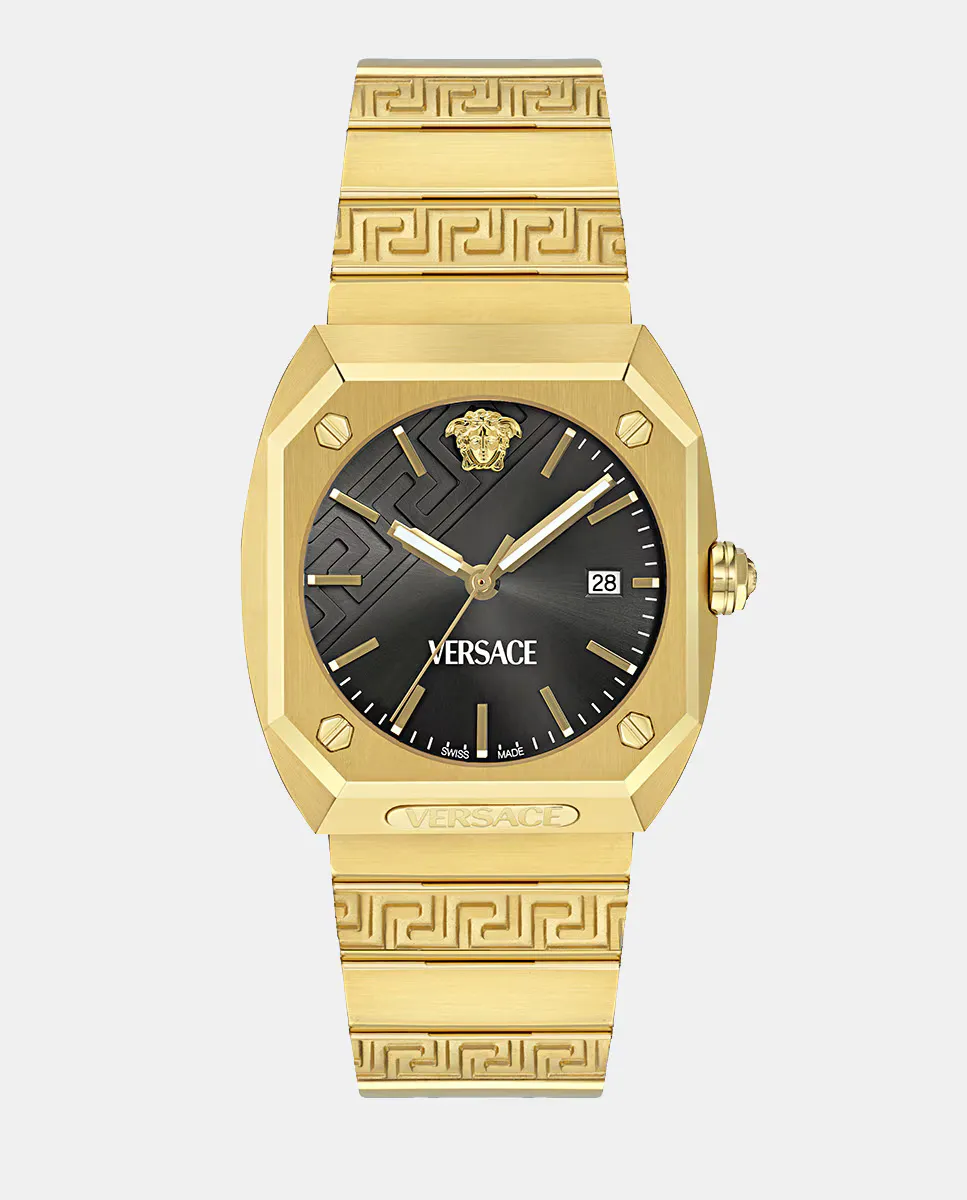 

Мужские часы AntaresVE8F00424 из золотой стали Versace, золотой