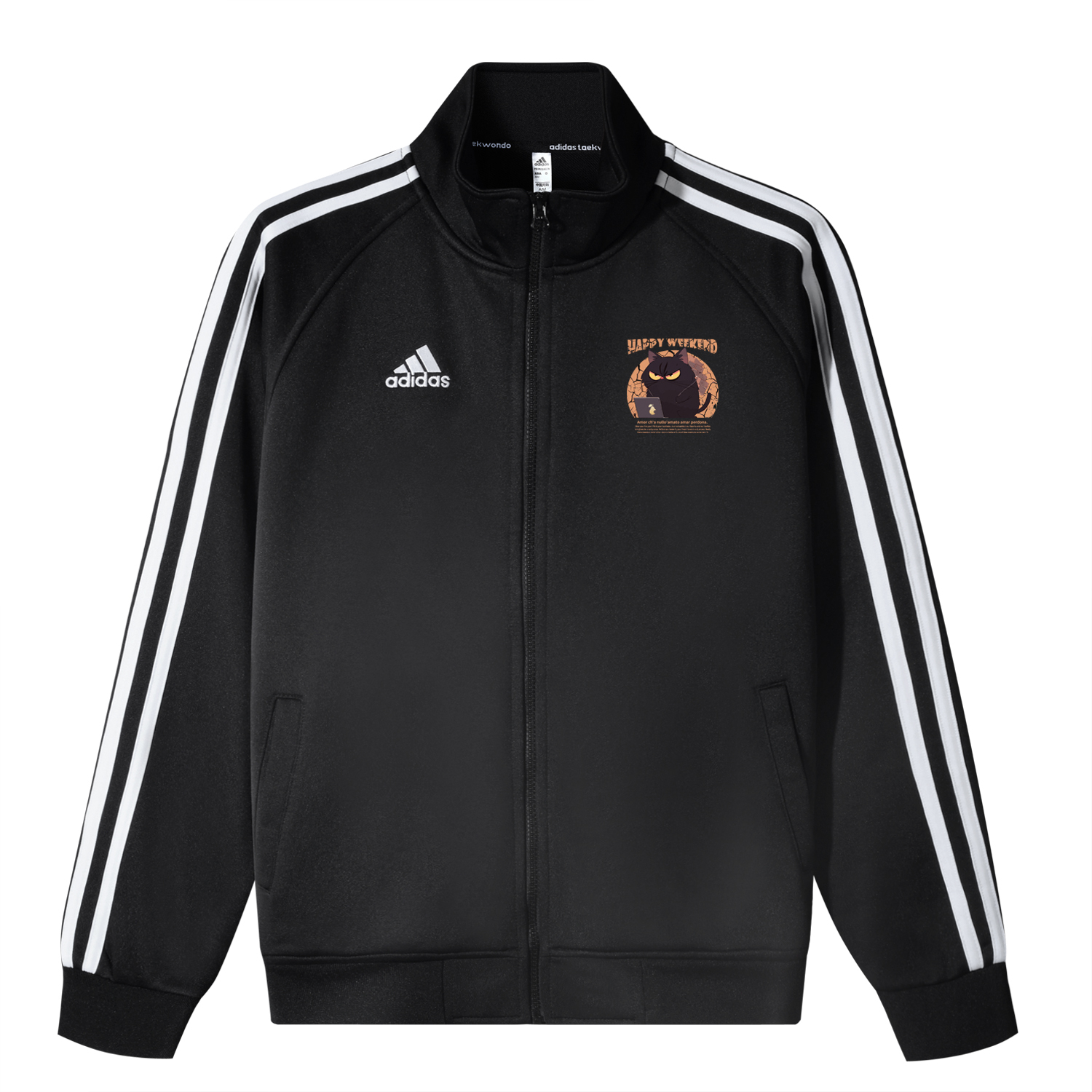 

Adidas Унисекс куртка 3-Stripes черная, Black